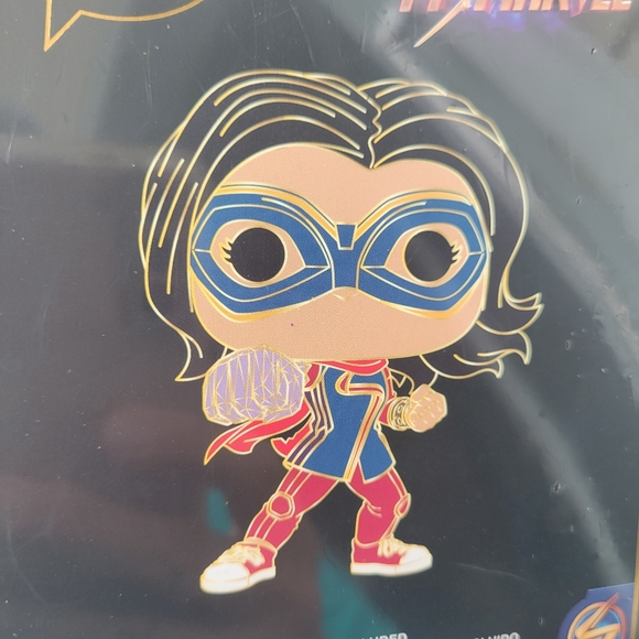 Ms. Marvel Enamel Pin ~ Funko Pop ~ Disney Studios ~ NWT/NIB ~ Cute~ FINAL PRICE - Picture 2 of 13